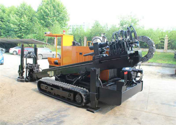 Four Pump Hydraulic Pipe Pulling Trenchless Boring Machine 20T With Auto Anchoring