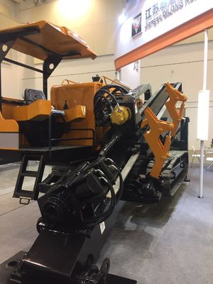 45T Trenchless Pipe Installation Horizontal Directional Drilling / Pipe Pulling Machine
